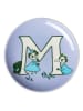 Moomin Talerz "Moomin M" w kolorze błękitnym na pieczywo - Ø 10,5 cm