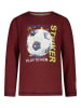 Salt and Pepper Longsleeve in Bordeaux