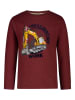 Salt and Pepper Longsleeve in Bordeaux