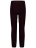 Salt and Pepper Leggings in Bordeaux