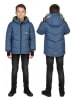 Salt and Pepper Doorgestikte jas blauw