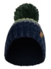 Salt and Pepper Czapka beanie w kolorze granatowym