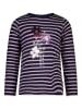 Salt and Pepper Longsleeve in Dunkelblau/ Rosa