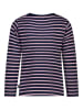 Salt and Pepper Longsleeve in Dunkelblau/ Rosa