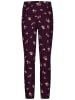Salt and Pepper Leggings in Bordeaux