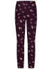 Salt and Pepper Leggings in Bordeaux