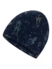 Salt and Pepper Beanie in Dunkelblau