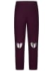 Salt and Pepper Leggings in Bordeaux