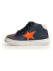 Naturino Leren sneakers "Pinn" grijs/donkerblauw