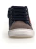 Naturino Leren sneakers "Pinn" grijs/donkerblauw