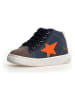 Naturino Leren sneakers "Pinn" grijs/donkerblauw