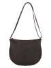 SPIKES & SPARROW Leder-Schultertasche "Hortense" in Dunkelbraun - (B)30 x (H)24 x (T)1 cm