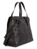 SPIKES & SPARROW Leder-Businesstasche in Schwarz - (B)32 x (H)28 x (T)14 cm