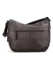 SPIKES & SPARROW Leder-Schultertasche in Anthrazit - (B)29 x (H)24 x (T)10,5 cm