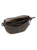 SPIKES & SPARROW Leder-Schultertasche in Anthrazit - (B)29 x (H)24 x (T)10,5 cm