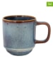 Cosy&Trendy 2er-Set: Kaffeetassen "Jade" in Blau - 300 ml