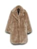 Vero Moda Teddymantel in Hellbraun