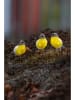 Konstsmide 3-delige set: led-decolampen "Vogels" geel - (H)10 cm