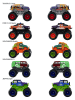 Majorette Auto "Monster Rockerz" - ab 3 Jahren (Überraschungsprodukt)