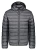 Doorgestikte jas "Amichokeak" donkergrijs