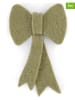 Gry & Sif 2er-Set: Dekoschleifen in Grün - (B)9 x (H)15 cm