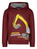 Salt and Pepper Hoodie bordeaux