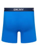 DKNY 3er-Set: Boxershorts in Blau/ Dunkelblau/ Grau
