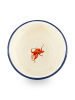 WD lifestyle Miska "Octopus" w kolorze kremowo-czerwonym - Ø 14 cm