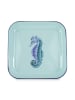 WD lifestyle Serveerplateau "Seahorse" turquoise - (L)30 x (B)30 cm