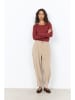 soyaconcept Longsleeve "Marica" in Rotbraun