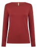 soyaconcept Longsleeve "Marica" in Rotbraun