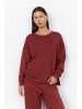 soyaconcept Sweatshirt "Banu" in Rotbraun