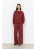 soyaconcept Sweatshirt "Banu" in Rotbraun