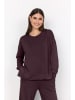 soyaconcept Bluza "Banu" w kolorze ciemnofioletowym