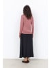 soyaconcept Longsleeve "Helle" in Bordeaux/ Rosa