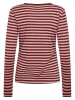 soyaconcept Longsleeve "Helle" in Bordeaux/ Rosa