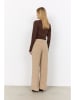 soyaconcept Longsleeve "Helle" in Braun/ Schwarz