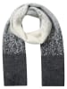 soyaconcept Schal "Hasita" in Anthrazit/ Creme