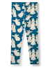 Småfolk Legginsy "Ghosts" w kolorze niebieskim