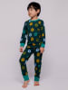 Småfolk Pyjama "Äpfeln" in Petrol