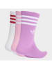 adidas 3er-Set: Socken in Lila/ Rosa/ Weiß
