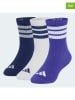 adidas 3er-Set: Socken in Weiß/ Dunkelblau