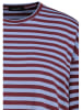 Sublevel Longsleeve in Bordeaux/ Hellblau
