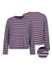 Sublevel Longsleeve in Bordeaux/ Hellblau