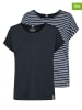 Sublevel 2-delige set: shirts donkerblauw