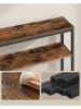 Songmics Sideboard bruin/zwart - (B)80 x (H)80 x (D)20 cm