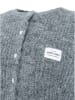 Zwillingsherz Strickweste in Grau
