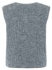 Zwillingsherz Strickweste in Grau