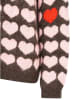 Zwillingsherz Sweter "Hearts" w kolorze brązowym