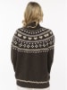 Zwillingsherz Pullover "Norweger" in Braun